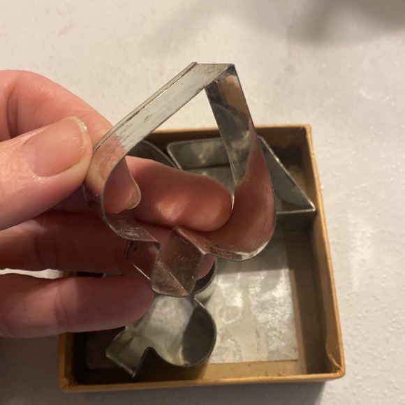 Fagley cake cookie cutters card symbols antique vintage 50s - Picture 2 of 5